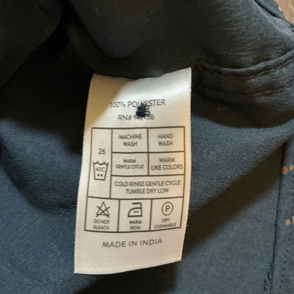 Craft + Flow Men’s Minimalist Short Sleeve Button Down Shirt Blue Size Large - Picture 2 of 5